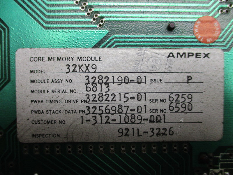 AMPEX 32KX9 3282190-01 UNMP