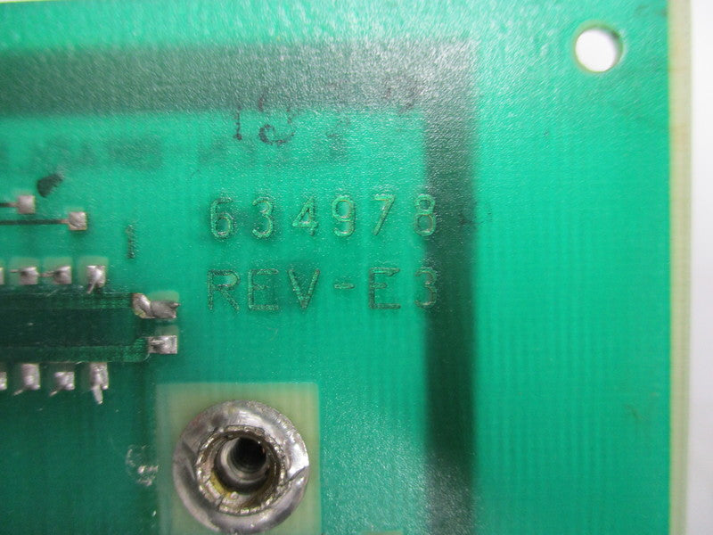 INDUSTRIAL SPARE PART 634978 REV. E3 UNMP