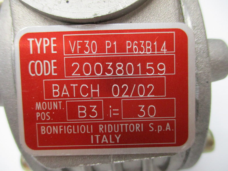 BONFIGLIOLI RIDUTTORI VF30P1P63B14 NSNP