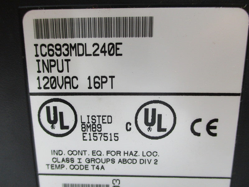 GE FANUC IC693MDL240E INPUT MODULE *NEW NO BOX*