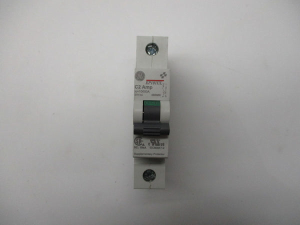 GENERAL ELECTRIC EP101UL-C2 686866 CIRCUIT BREAKER 2A 277VAC NSNP