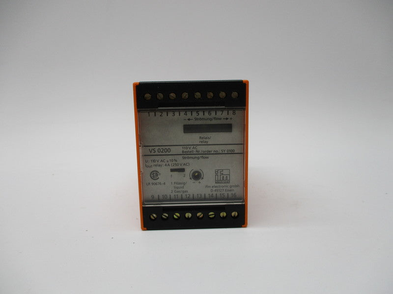 IFM EFECTOR VS0200 RELAY 110VAC NSNP