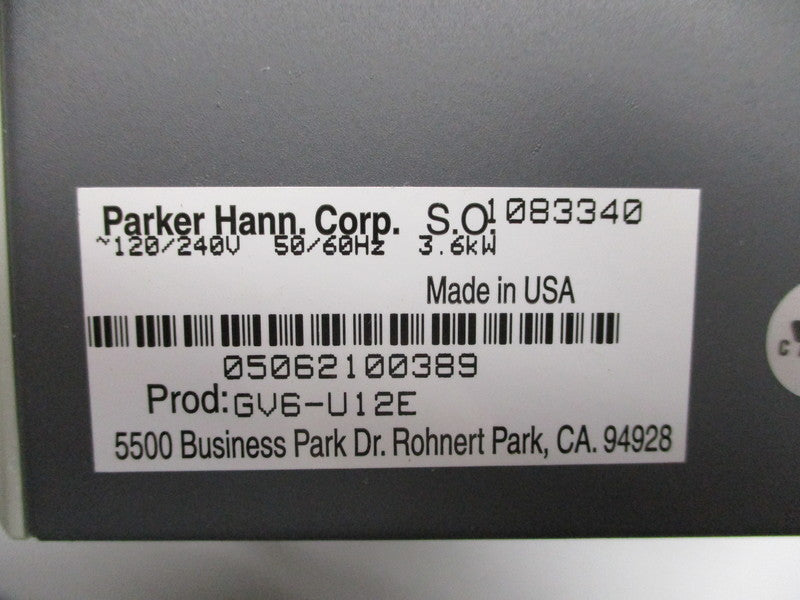 PARKER GV6-U12E NSMP