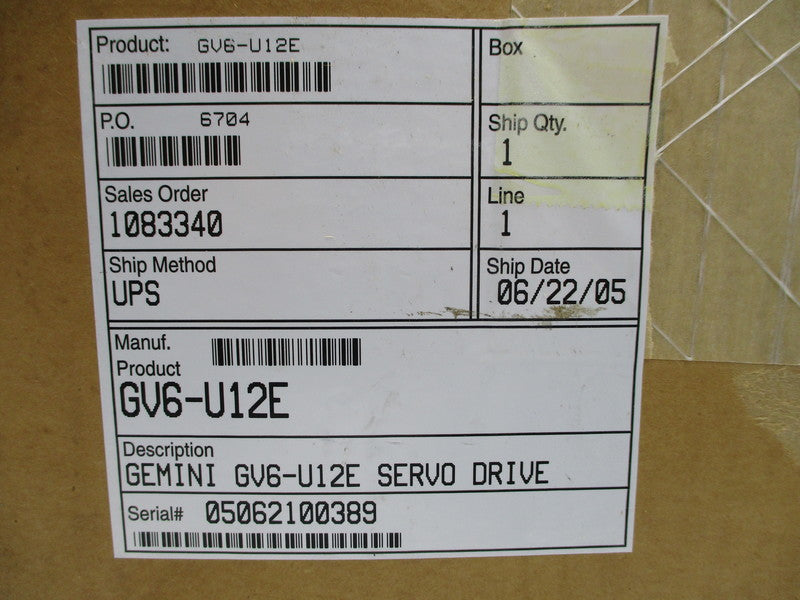 PARKER GV6-U12E NSMP