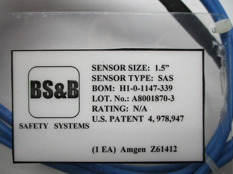 BS&B SAS H1-0-1147-339 A8001870-3 NSNP