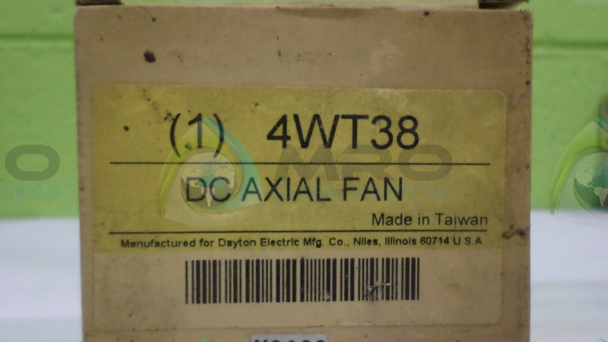 DAYTON 4WT38 DC AXIAL FAN *NEW IN BOX*