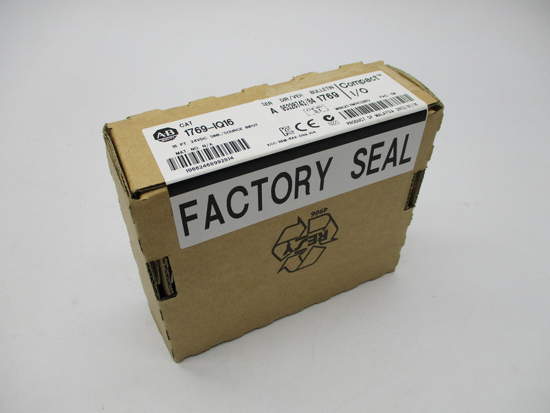 ALLEN BRADLEY 1769-IQ16 SER. A F/W 3.1 DATE: 2013/01/16 NSFS