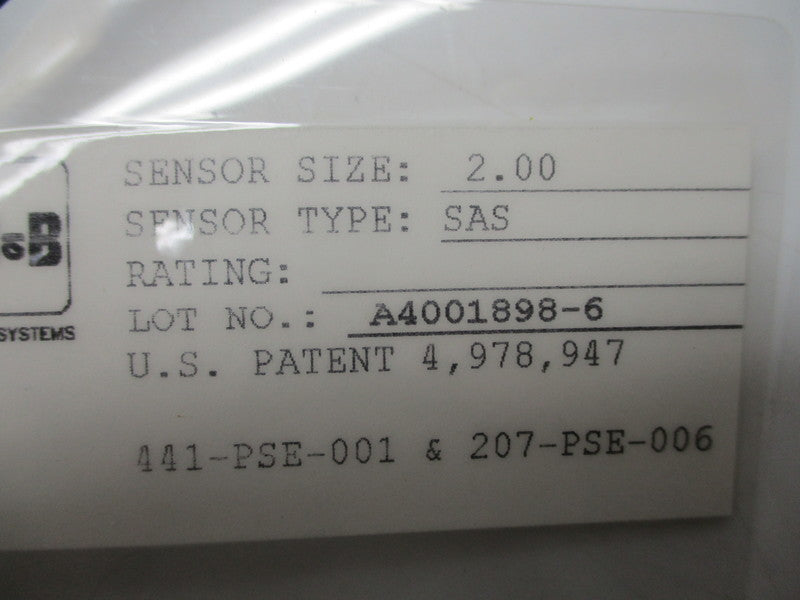 BS&B SAS A4001898-6 NSNP