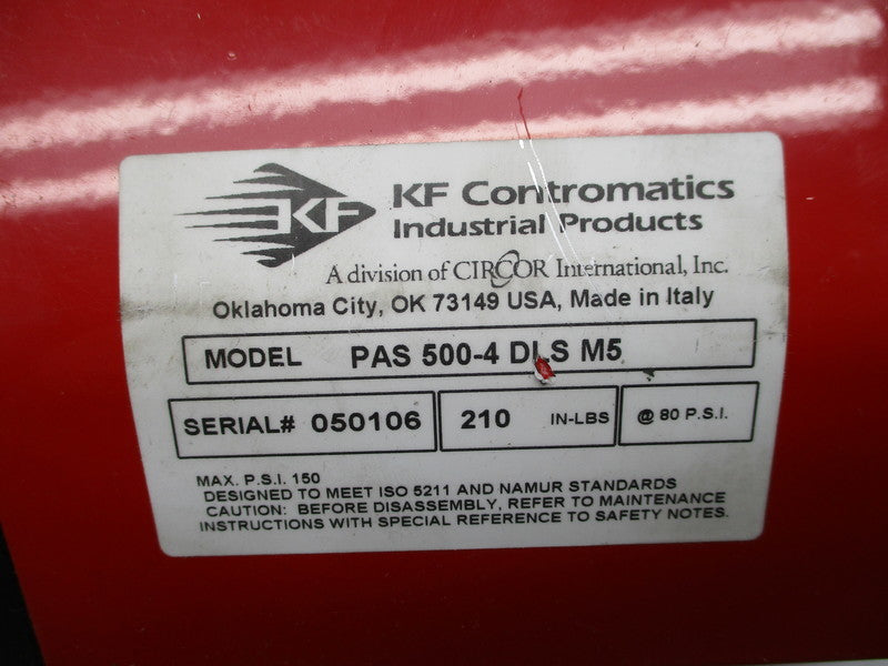 KF CONTROMATICS PAS500-4DLSM5 NSNP