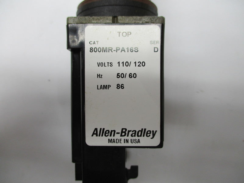 INDUSTRIAL SPARE PART 800MR-PA16S PUSHBUTTON SER. D (AS PICTURED) NSNP