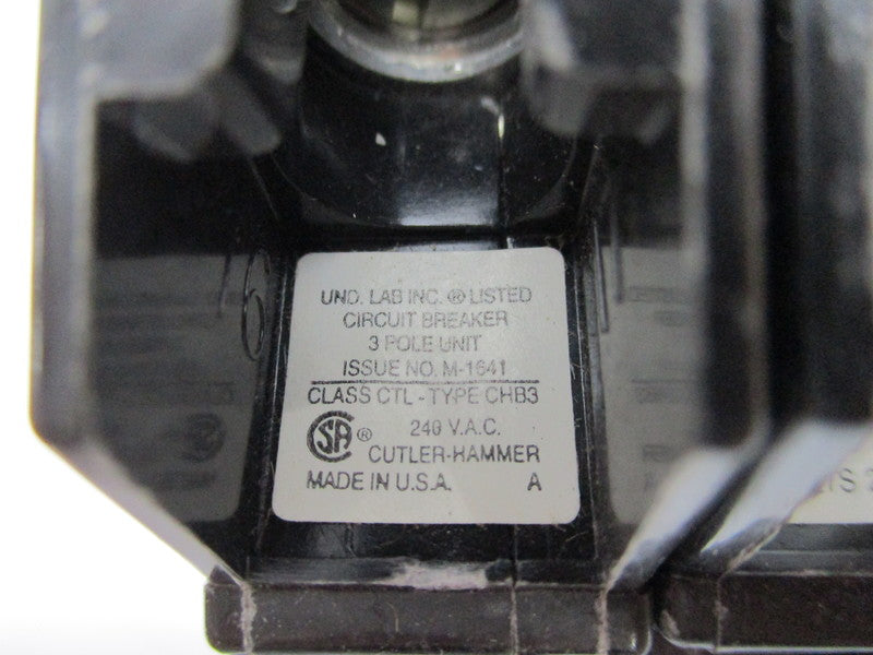 CUTLER HAMMER CHB360 60A 240VAC UNMP