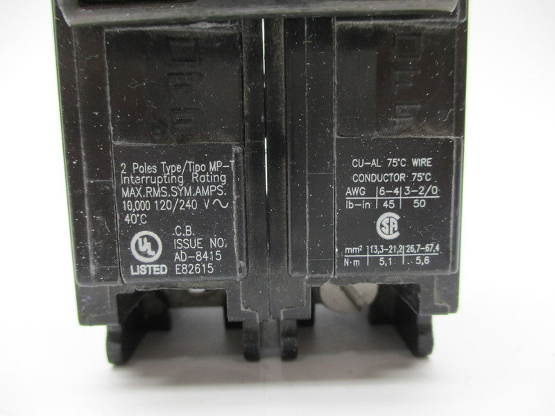SIEMENS MP2125 CIRCUIT BREAKER 125A 120/240V NSNP