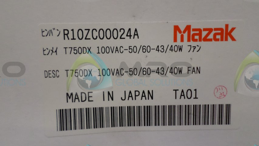 MAZAK T750DX FAN *NEW IN BOX*