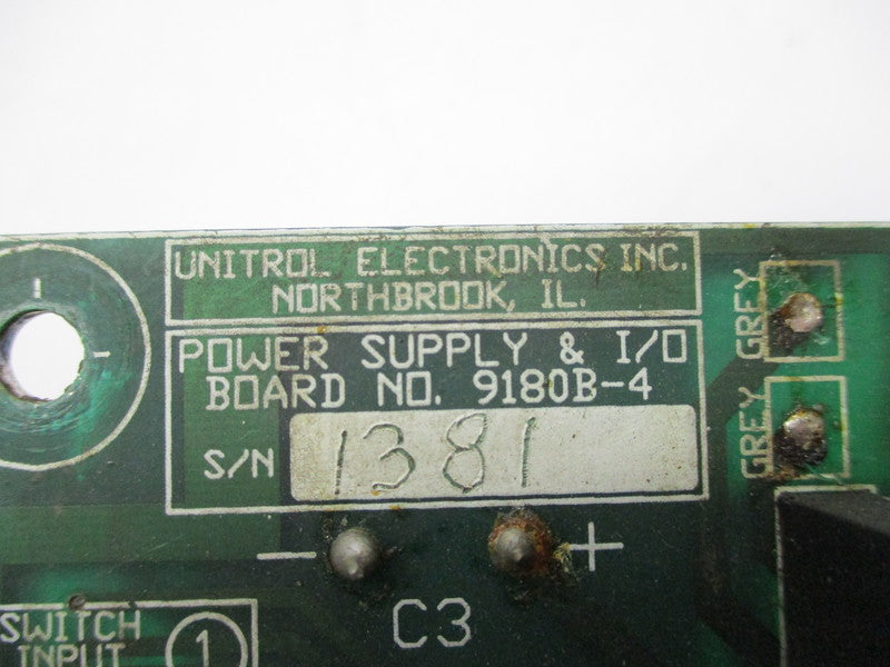 UNITROL ELECTRONICS 9180B-4 UNMP