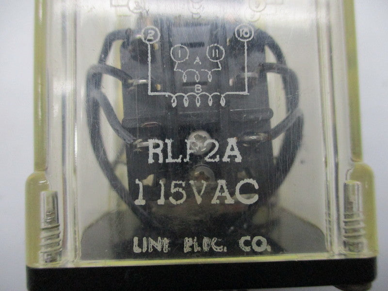 LINE ELECTRIC RLP2A RELAY 115VAC UNMP