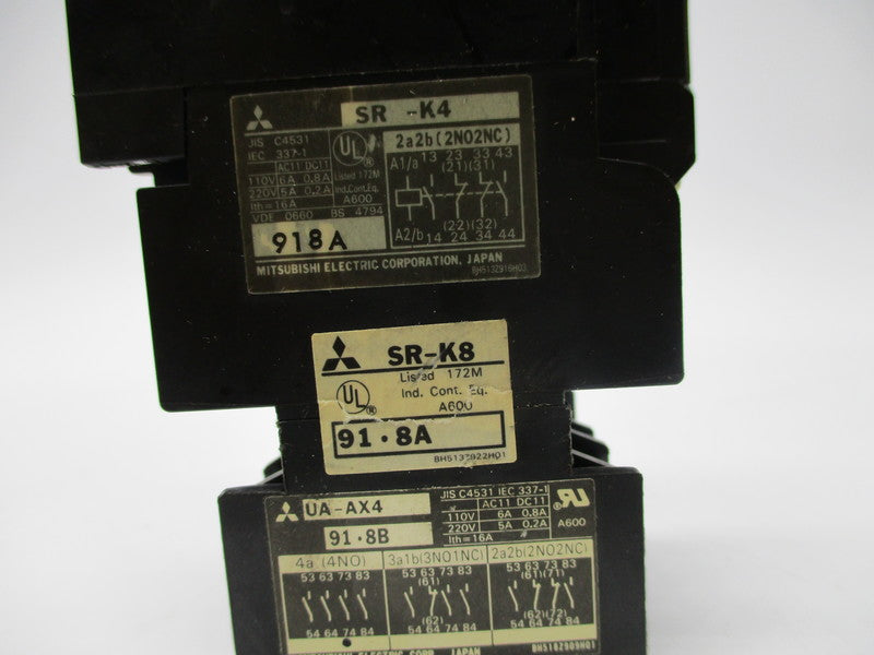 MITSUBISHI SR-K8 CONTACTOR, 100V NSNP