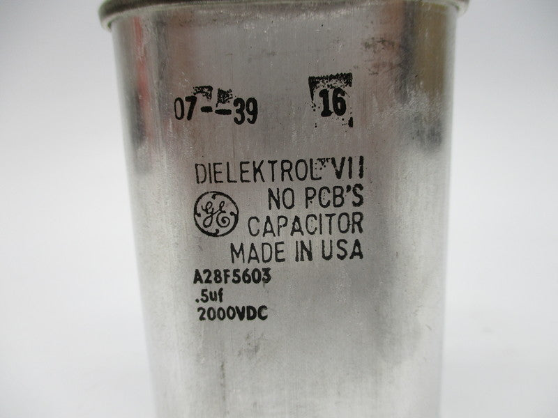GENERAL ELECTRIC A28F5606 CAPACITOR, 2000VDC NSNP