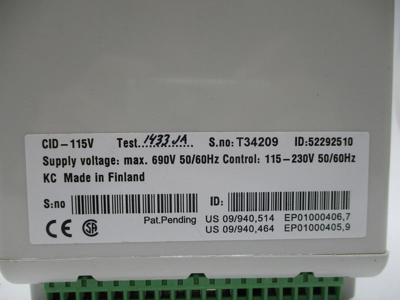 CONTROLPRO CID-115V 52292510 (AS PICTURED) NSNP