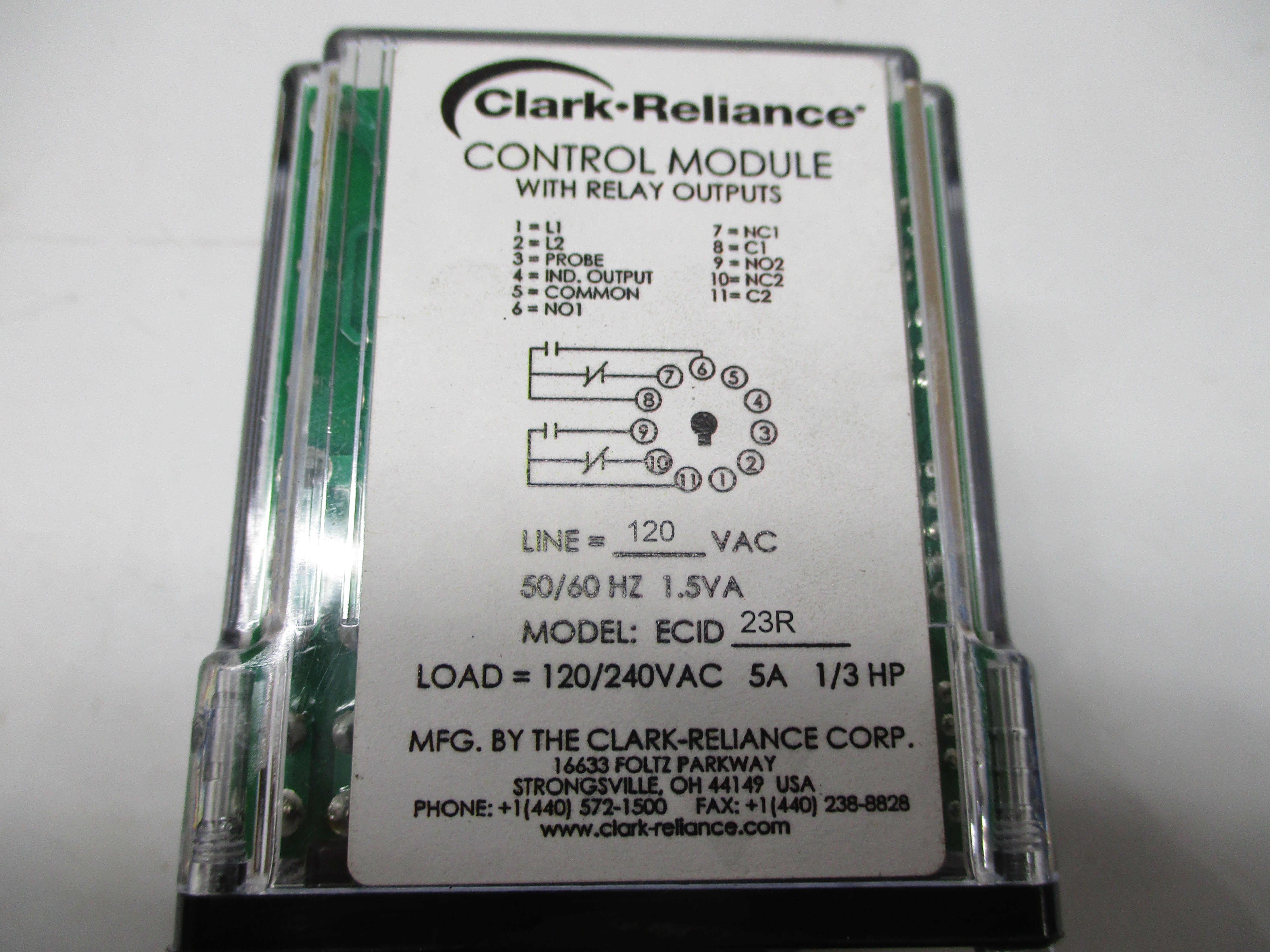 CLARK-RELIANCE ECID23R 120/240VAC NSNP