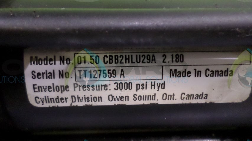 PARKER 01.50CBB2HLU29A2.180 CYLINDER *USED*