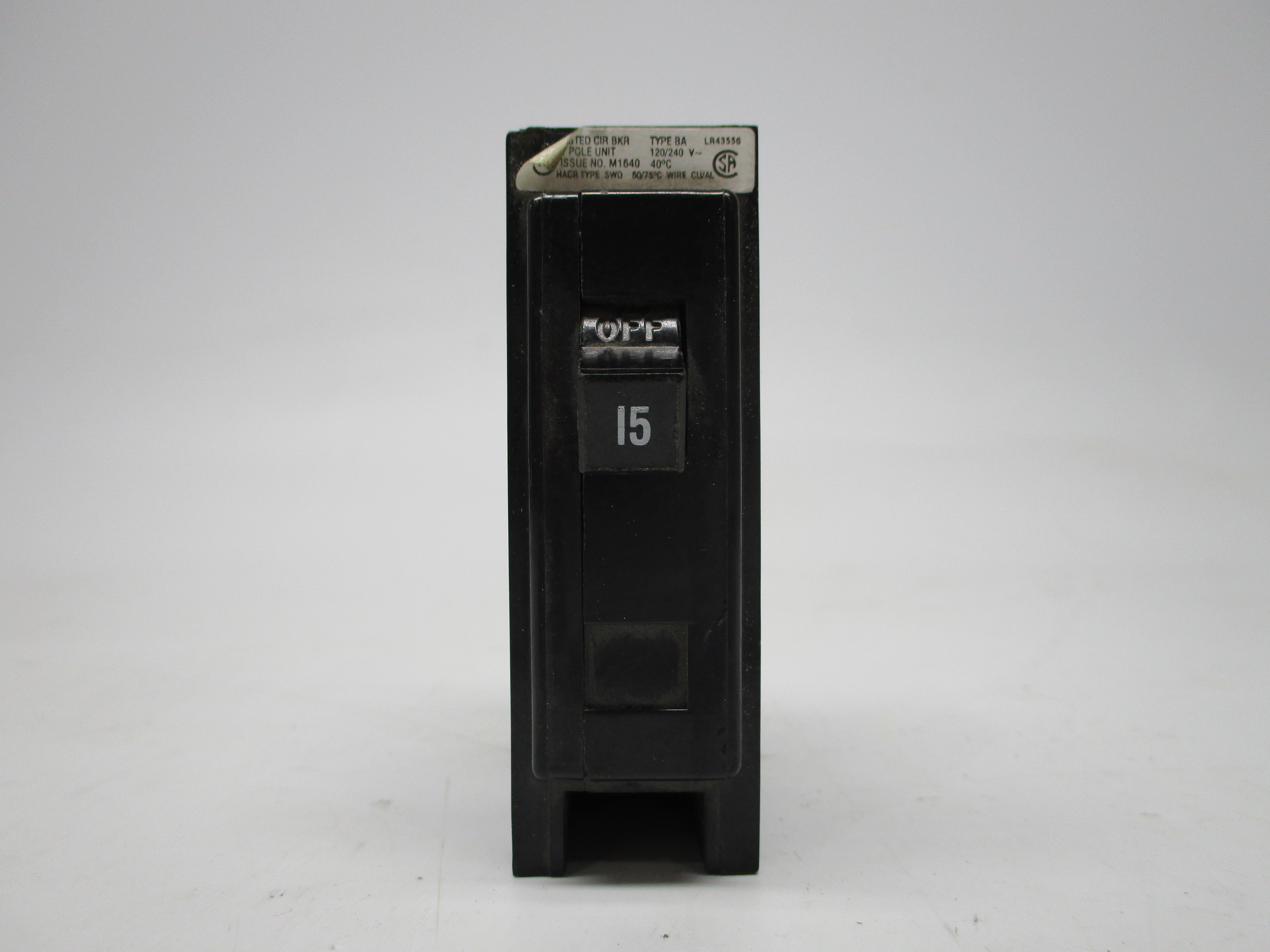CUTLER HAMMER BA115 15A, 120/240V UNMP