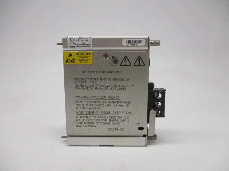 BENTLY NEVADA 125840-02 250V 6.25A NSNP
