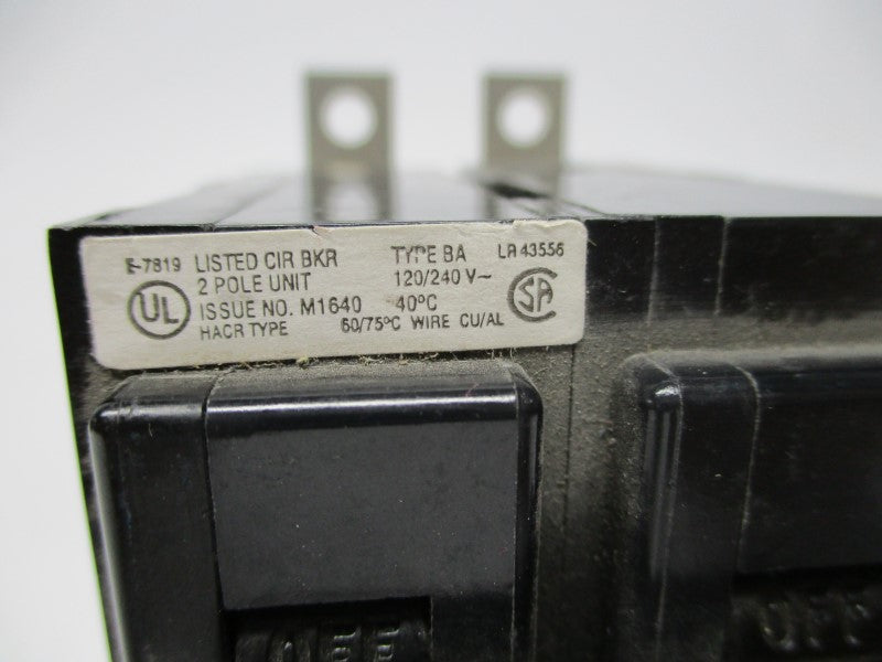 CUTLER HAMMER BA220 20A 120/240V UNMP