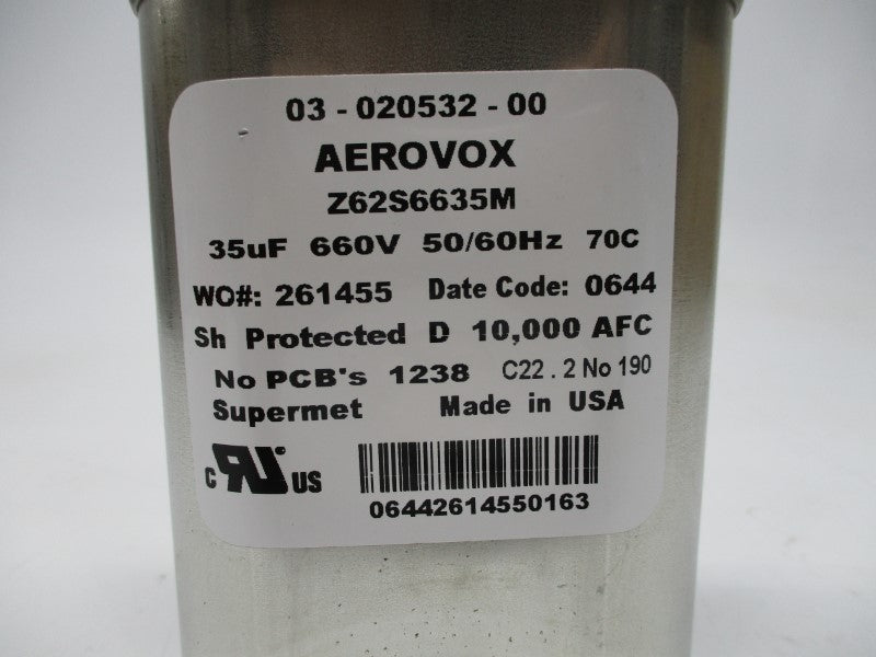 AEROVOX 03-020532-00 Z62S6635M NSNP