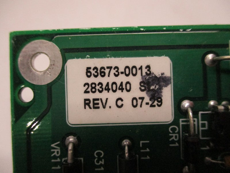WEIGH-TRONIX 53673-0013 D53673 REV. C UNMP