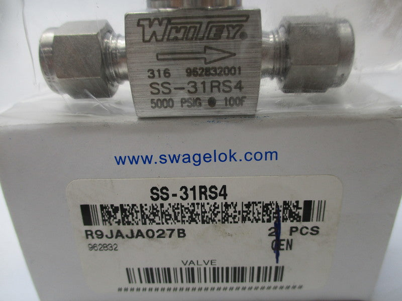 SWAGELOK SS-31RS4 NSMP