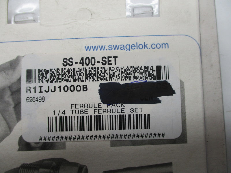 SWAGELOK SS-400-SET (PKG OF 30) NSMP