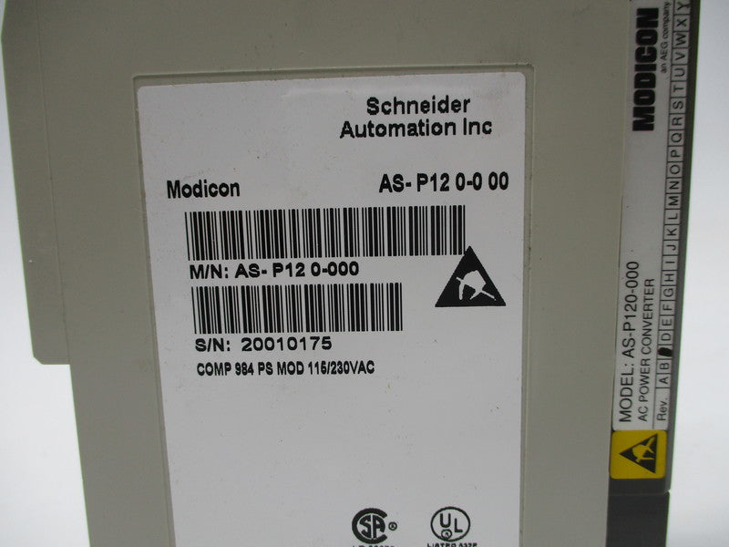 SCHNEIDER AUTOMATION AS-P120-000 NSNP