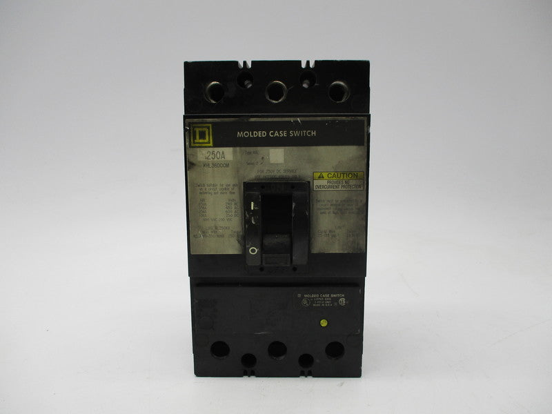 SQUARE D KHL36000M 250A 600VAC UNMP
