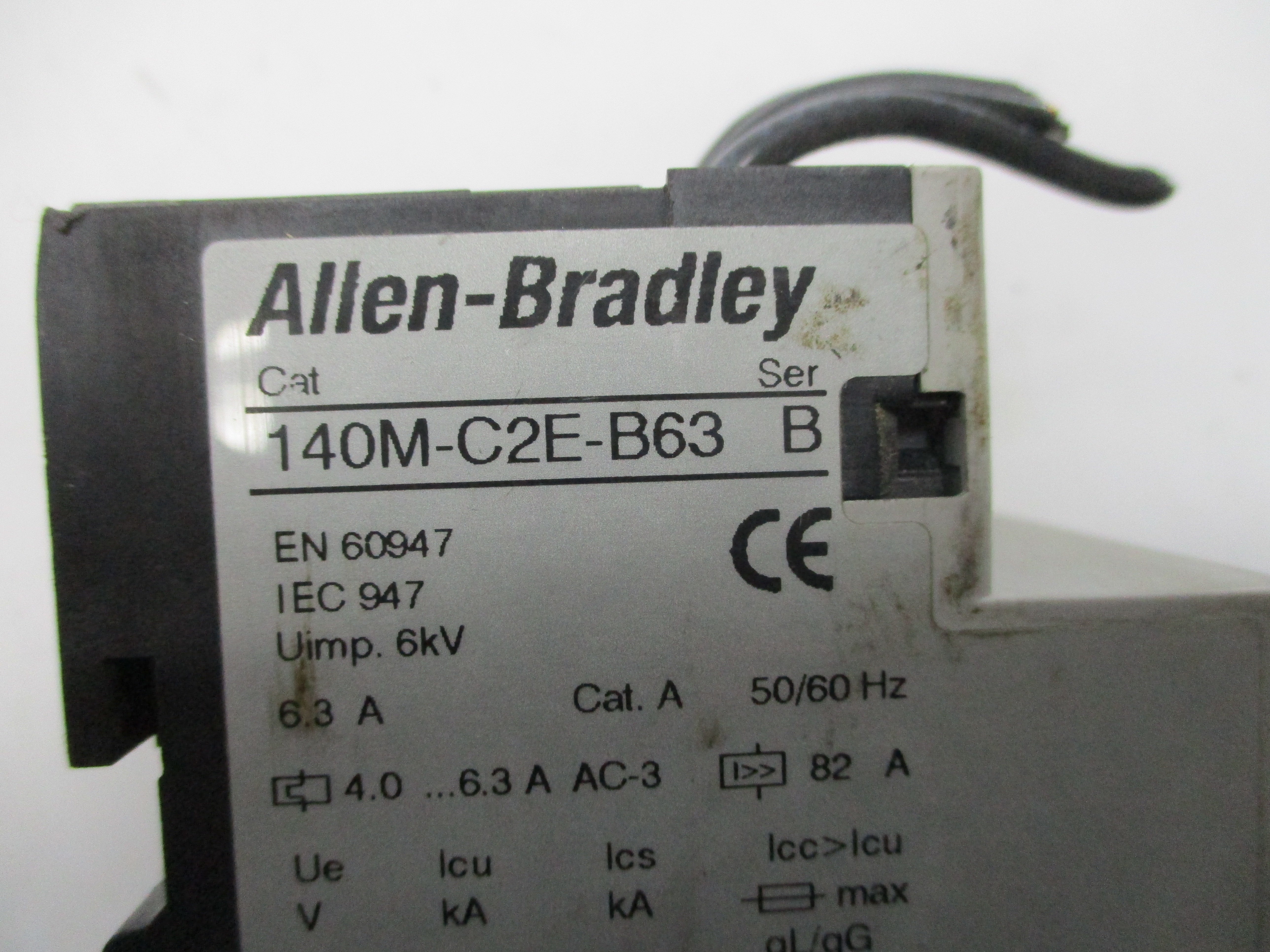 ALLEN BRADLEY 140M-C2E-B63 SER. B 6.3A UNMP