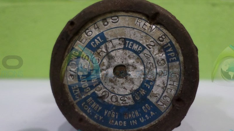 HENRY VOGT CO. 2192 VALVE  UNMP