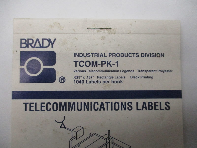 BRADY TCOM-PK-1 NSNP