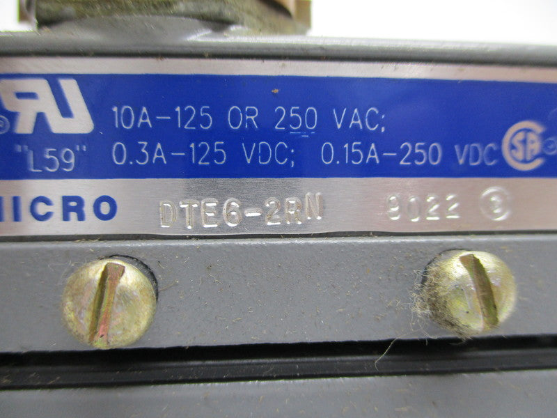 MICROSWITCH DTE6-2RN NSNP