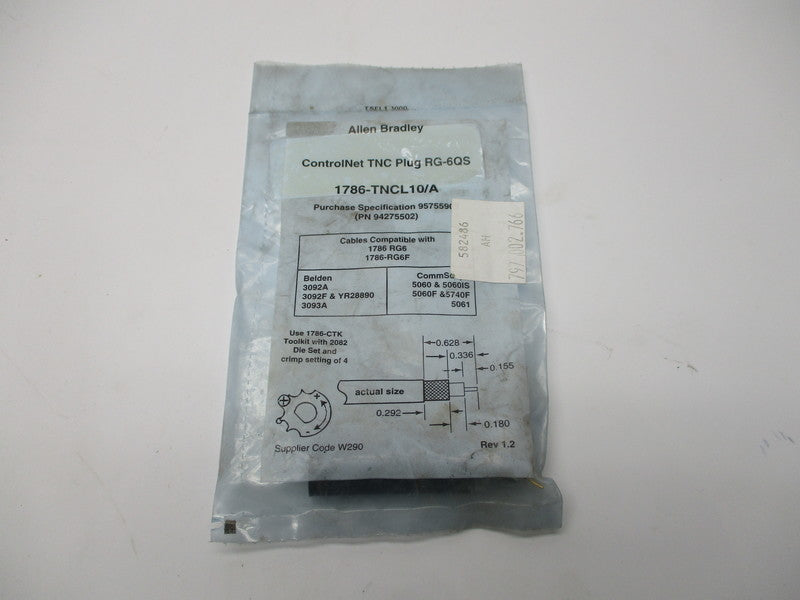 ALLEN BRADLEY 1786-TNCL10 SER. A NSMP