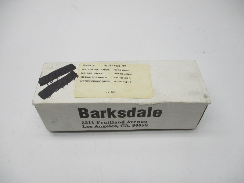 BARKSDALE ML1H-H203-WS NSMP