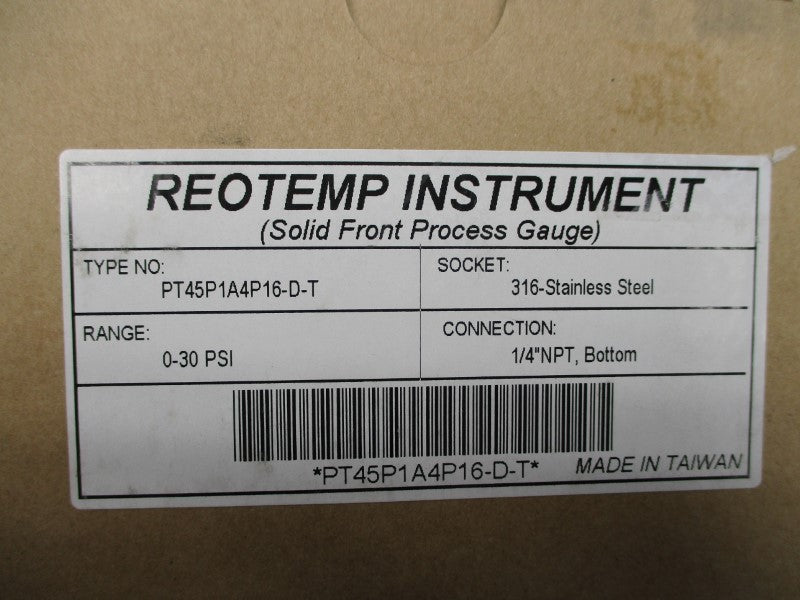 REOTEMP INSTRUMENT PT45P1A4P16-D-T NSMP