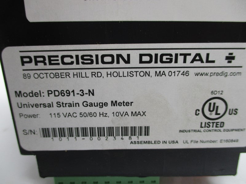 PRECISION DIGITAL PD691-3-N NSNP