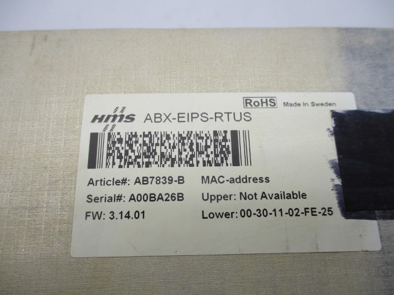 HMS ABX-EIPS-RTUS NSFS