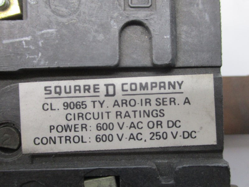 SQUARE D 9065-ARO-1R 600VAC UNMP