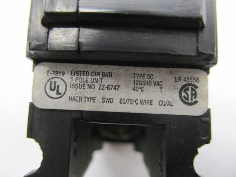 CUTLER HAMMER QC120 20A 120/240VAC UNMP