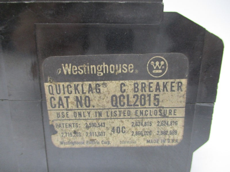 WESTINGHOUSE QCL2015 15A UNMP