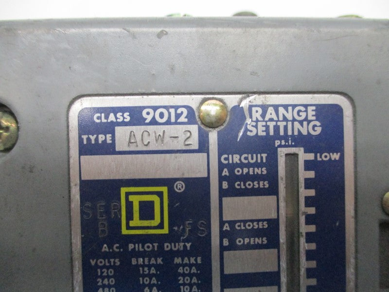 SQUARE D 9012-ACW-2 UNMP