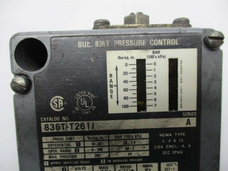 INDUSTRIAL SPARE PART 836T-T261J SER. A UNMP
