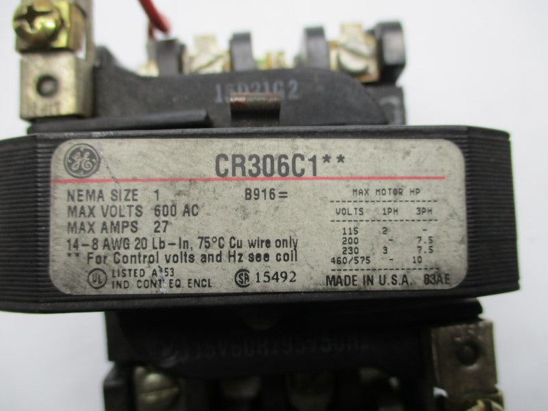 GENERAL ELECTRIC CR306C1 UNMP