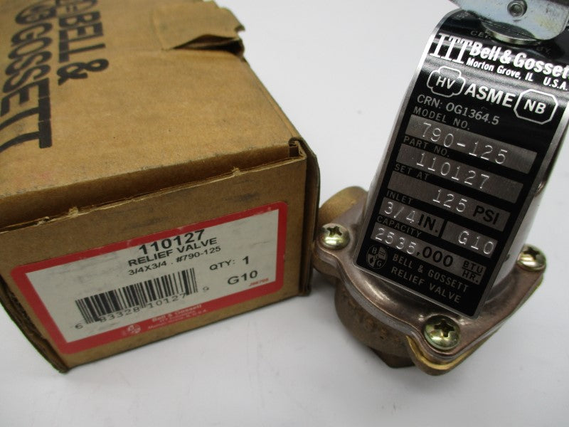 BELL & GOSSETT 110127 790-125 NSMP