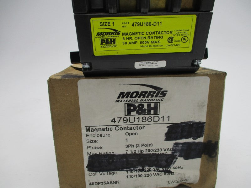 P&H 479U186-D11 30A 200/230VAC NSMP